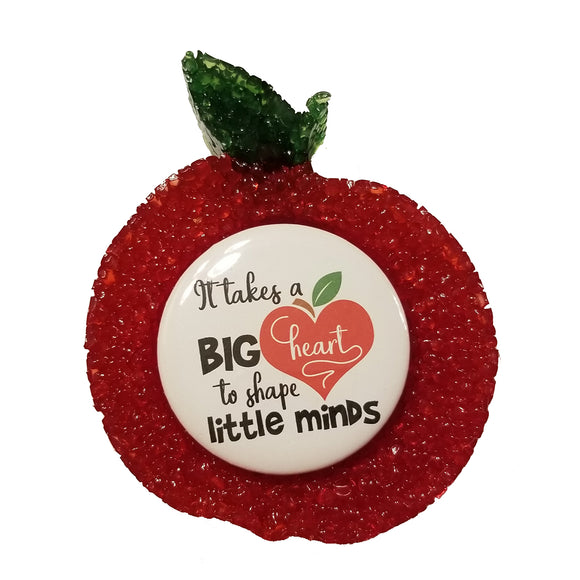 It Takes a Big Heart Button Aroma Bead Freshie Air Freshener