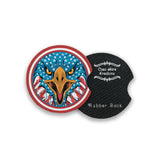 Patriotic Eagle 2.75" Car Coasters