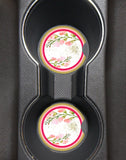 Floral 2.75" Car Coasters