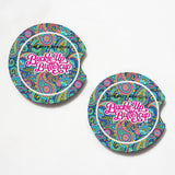 Buckle Up Buttercup 2.75" Car Coasters