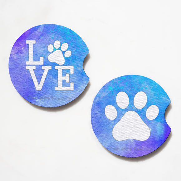 LOVE Paw Print 2.75