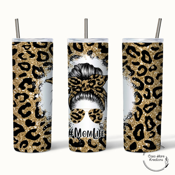 Mom Life 20 oz. Skinny Tumbler