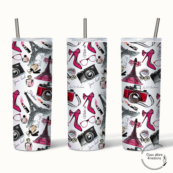 Paris Fashion 20 oz. Skinny Tumbler