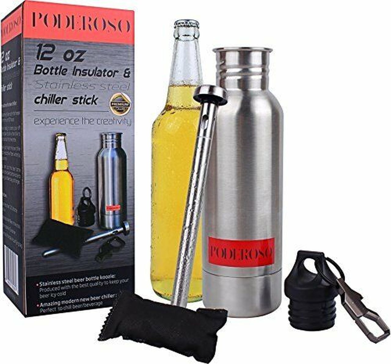 Puffin The Tee – Isolierter Dosenkühler Für Bier & Limo, Hält Getränke Eiskalt, Für 340 Ml Dosen/Flaschen, Perfektes Geschenk