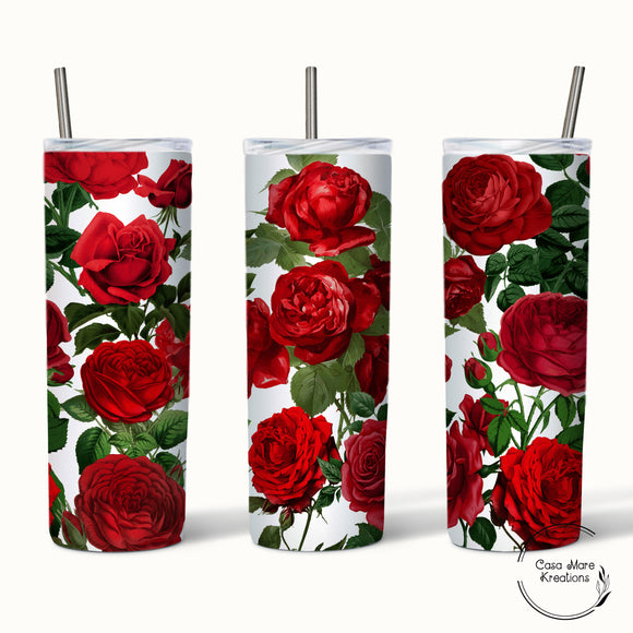 Rose 20 oz. Skinny Tumbler