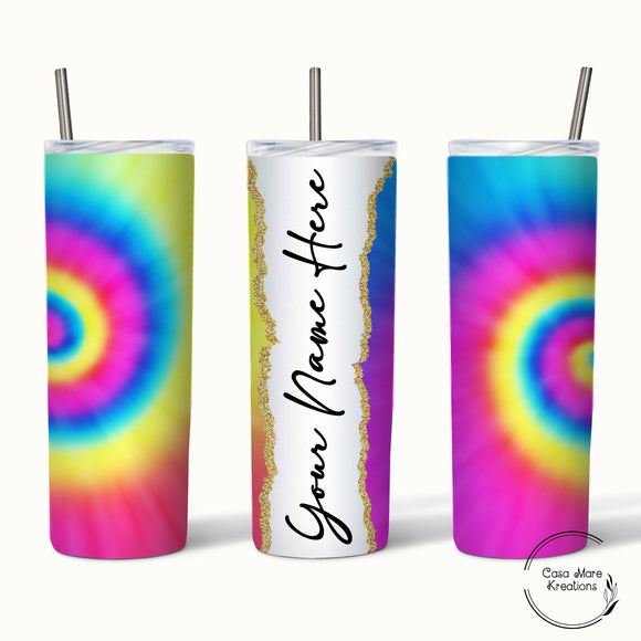 Tie Dye 20 oz. Skinny Tumbler