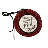 Button  - Think It Want It Get It Aroma Bead Air Freshener