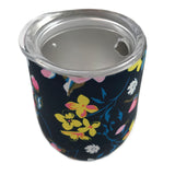 Floral Stainless Stemless Wine Tumbler